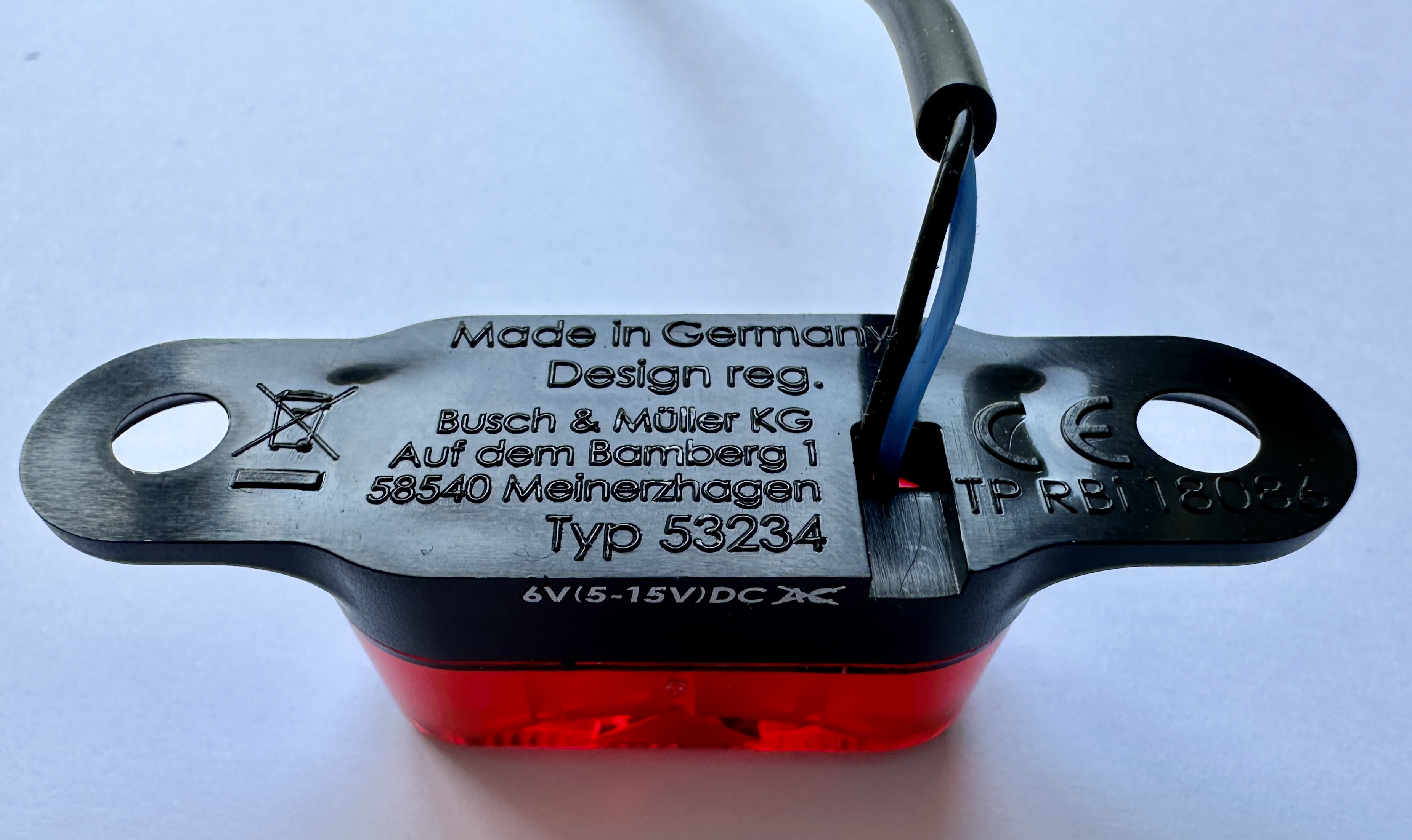 Higo Rear Light Busch + Müller LED tail light Toplight Line Small | BM-TOP-SMA