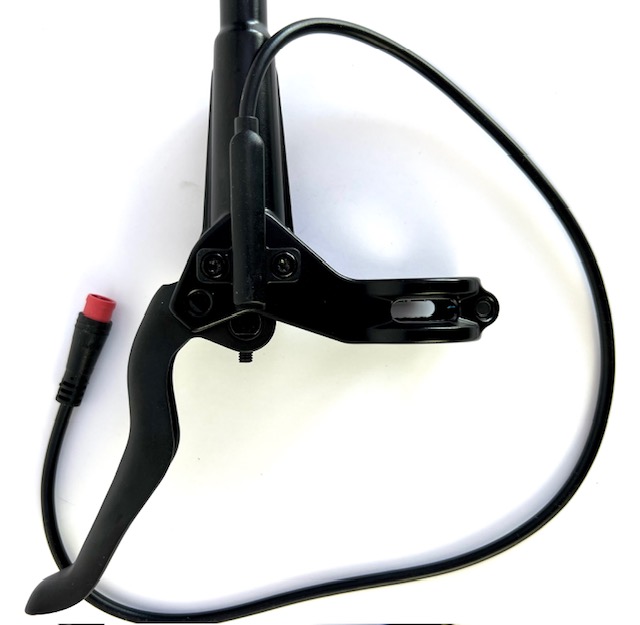 Nutt hydraulic brake right side for e-bikes with power cut - off.