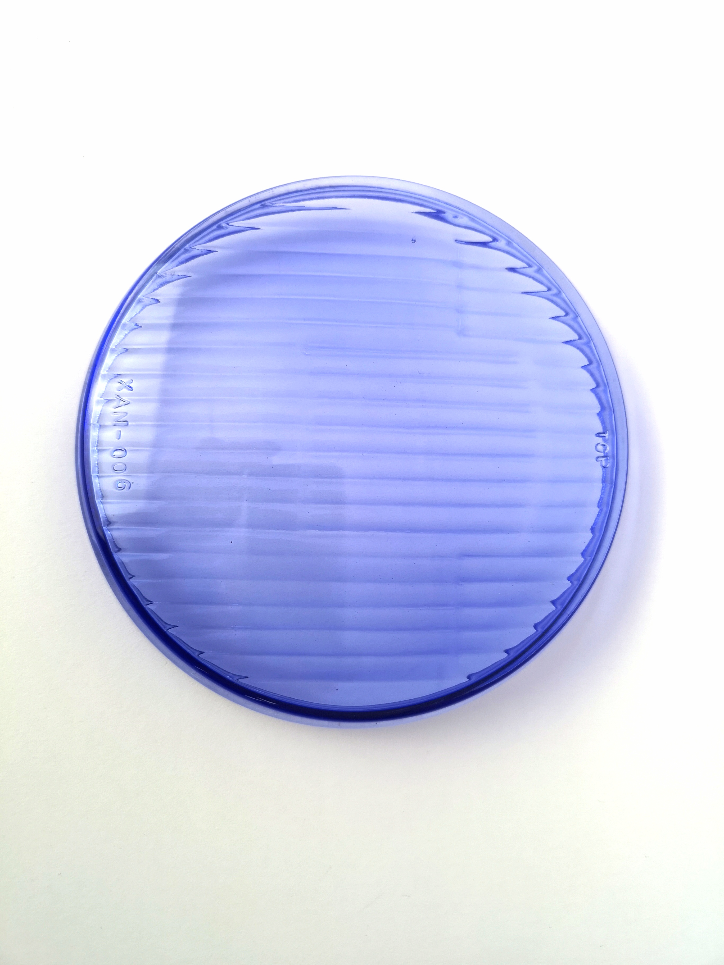 Replacement glass for front lamp NX 453 452, blue