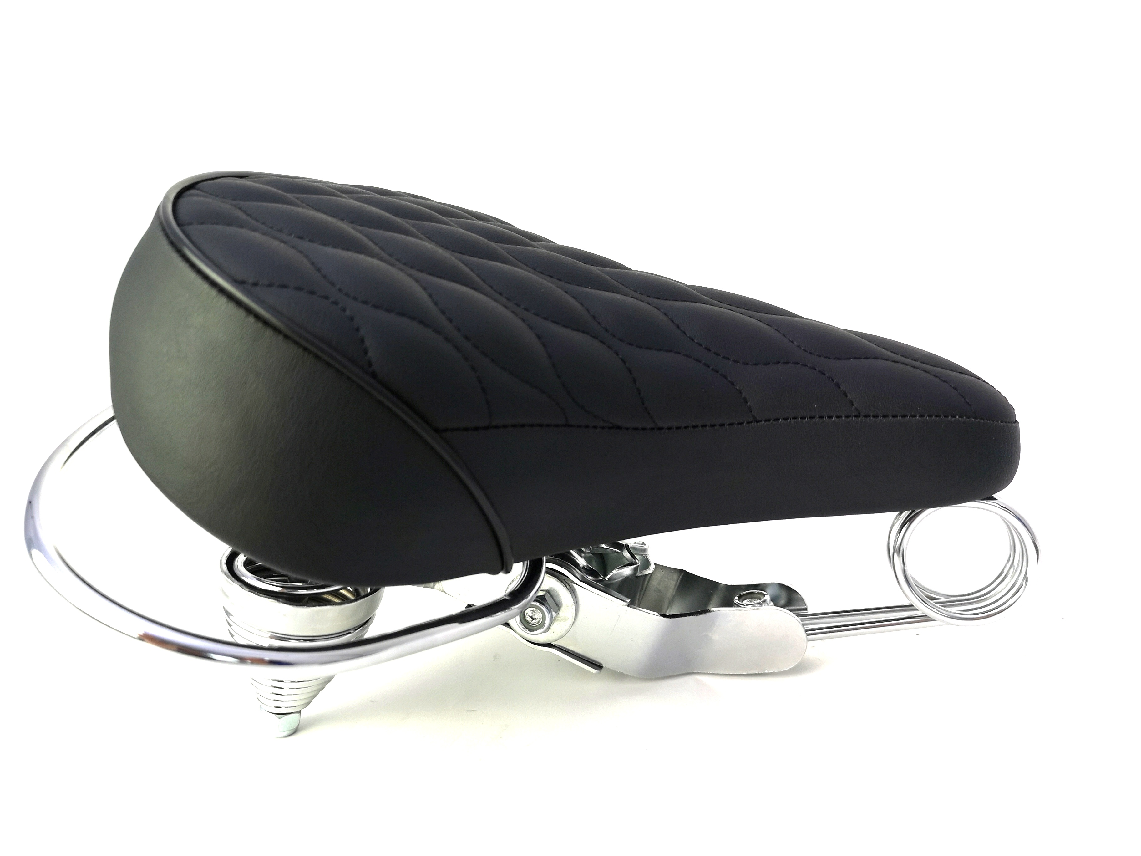Cruiser_Sattel_Fahrrad_gesteppt_schwarz_e