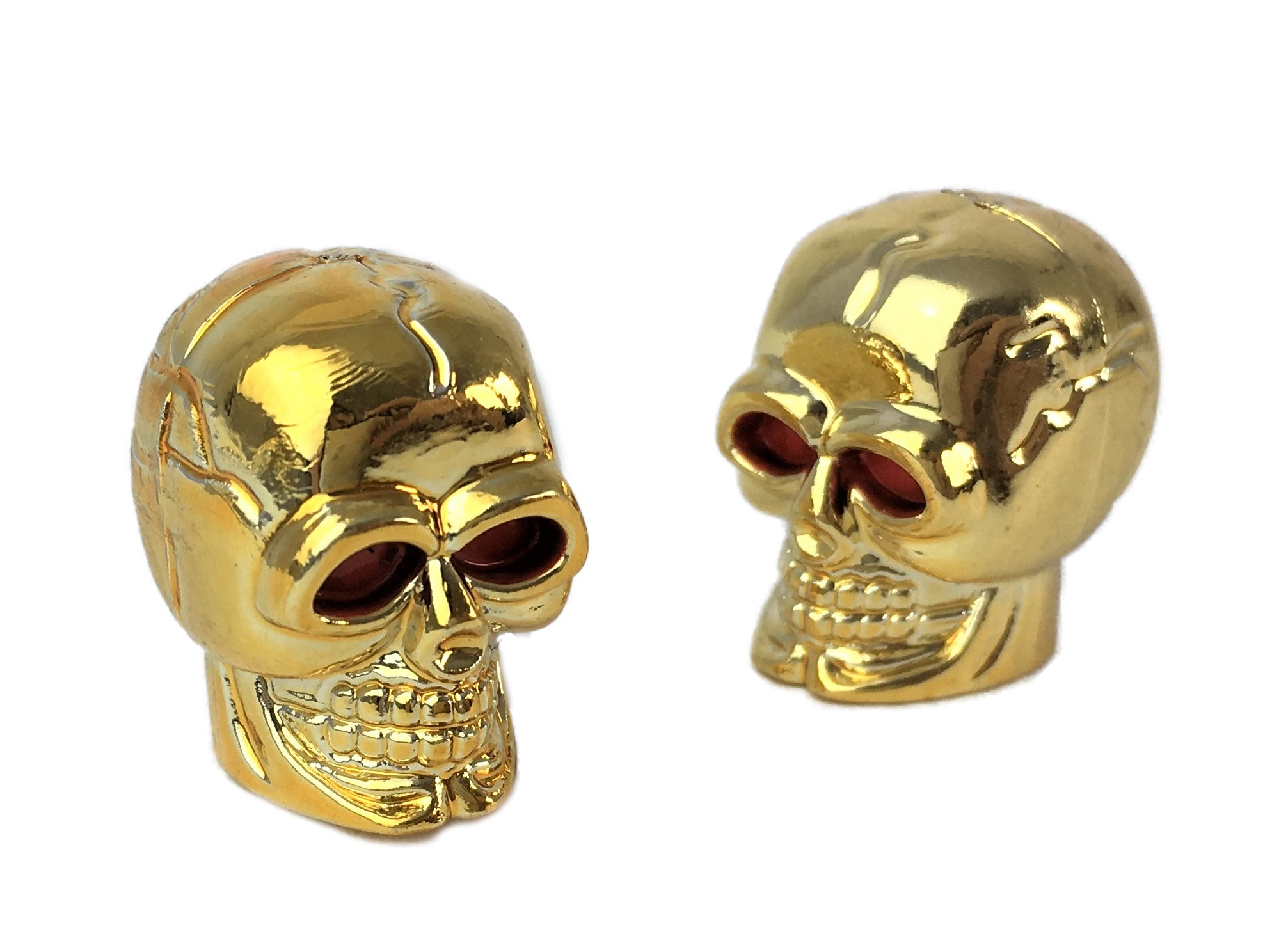 Valve Caps Skull / Deadhead, golden