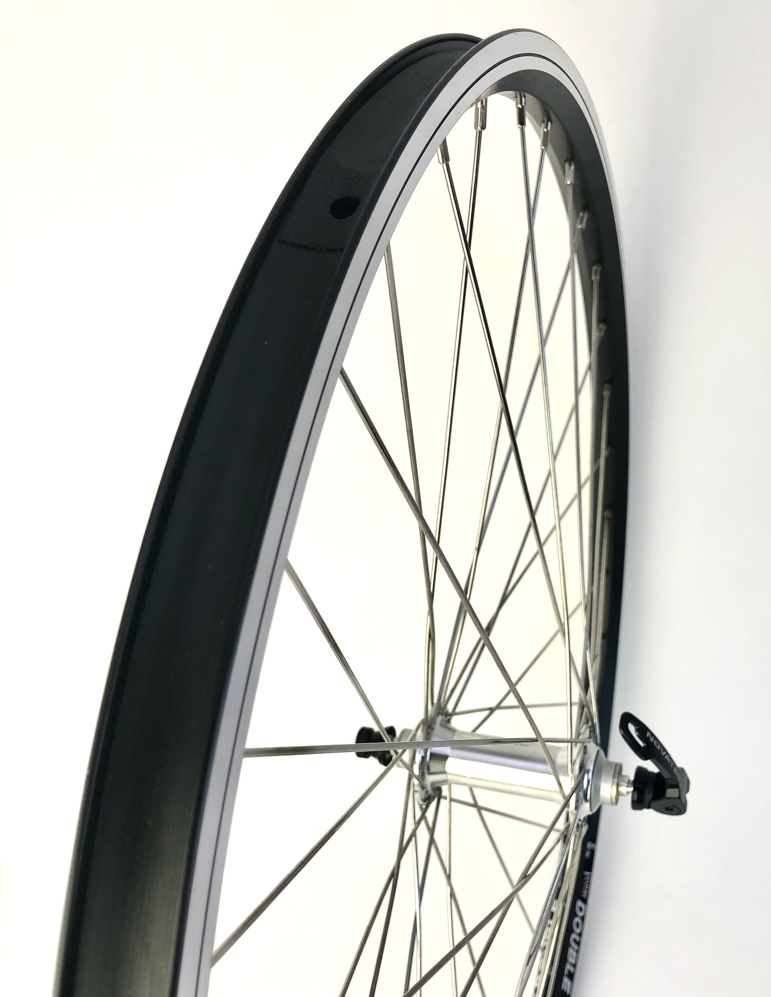 Front wheel 26 inch 24,5 mm black matte, Novatec