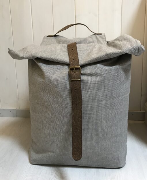 GIOBAG gray double bag for luggage carrier
