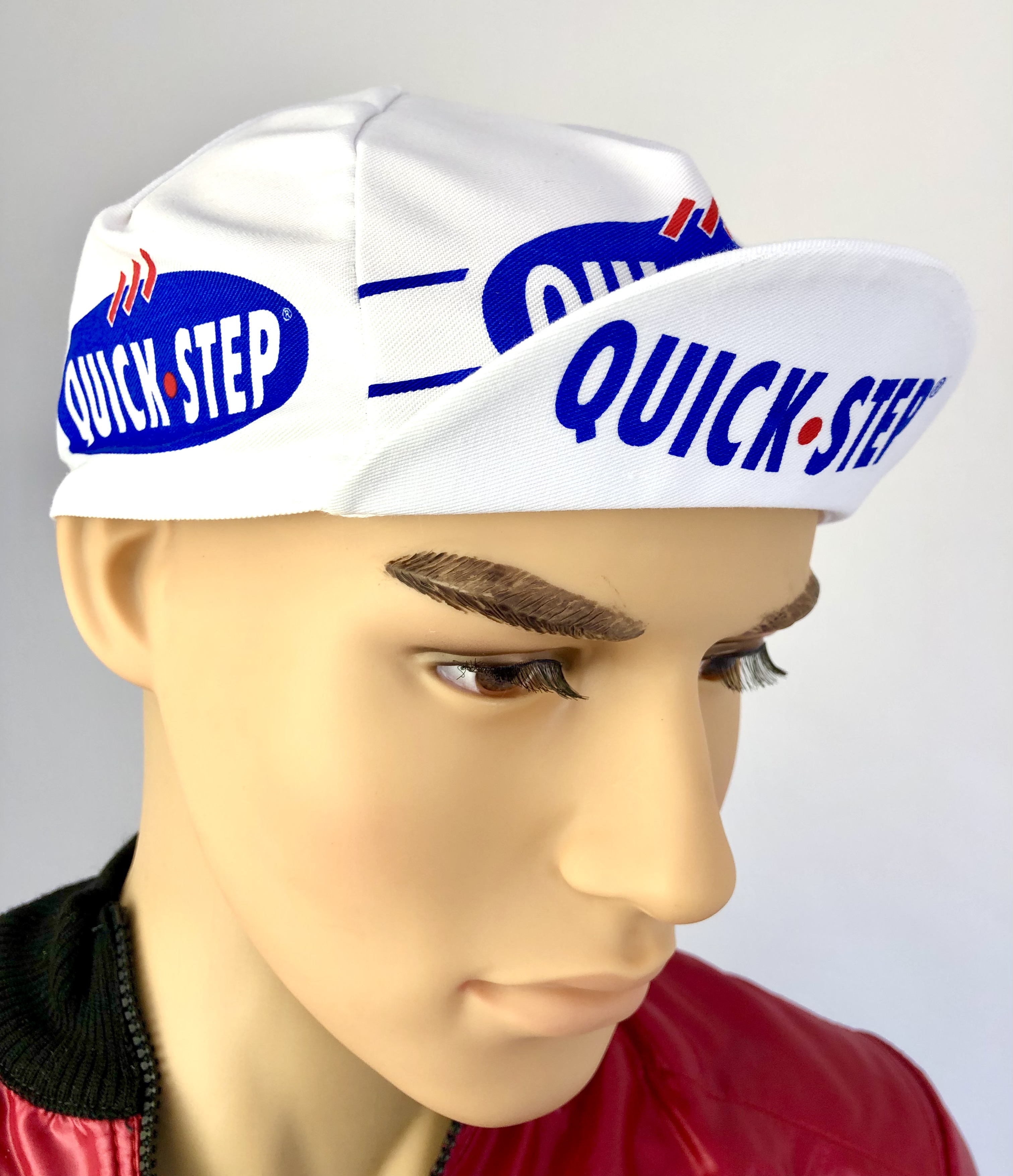 Rennradkappe_historical_team_cap_retro_cyling_radmutze_rennkappe_radlercap_la_casquette_fahrradkultur__Quick-Step-Innergetic-weiss1