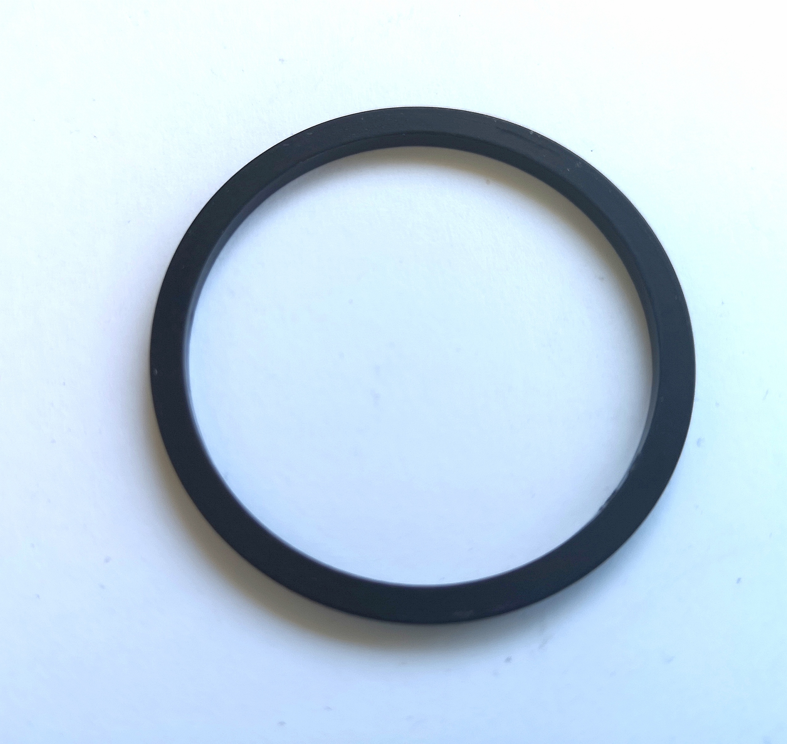 Spacer ring aluminium Ø 35 mm, 2 mm high, black