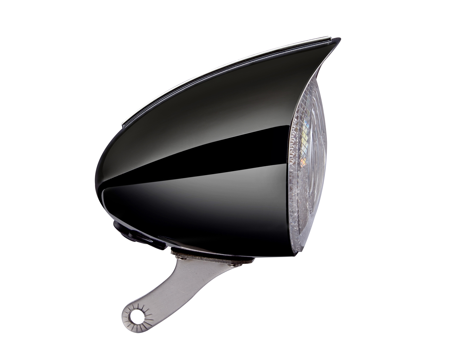 Classic Cycle LED Dynamo 6V Frontlamp, 70 mm, black