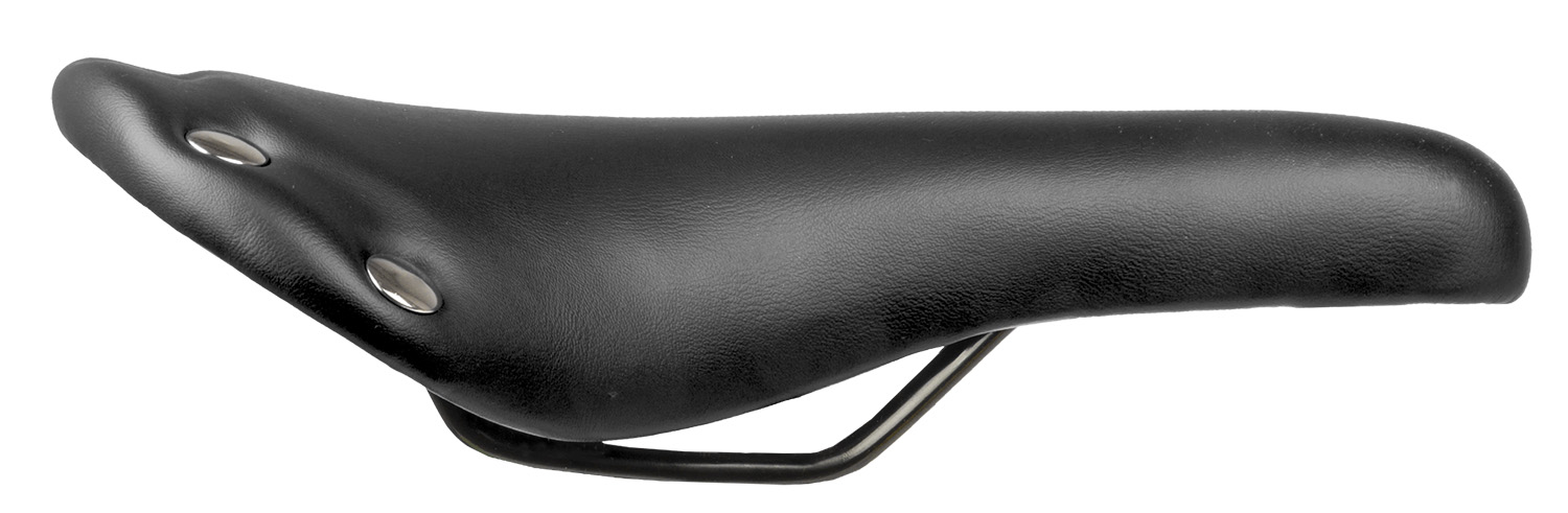 Rivets Saddle black with 6 stainless steel rivets