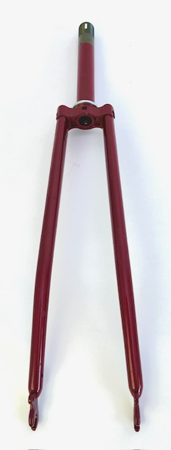 Gazelle road bike fork 28 inch 80s wine red