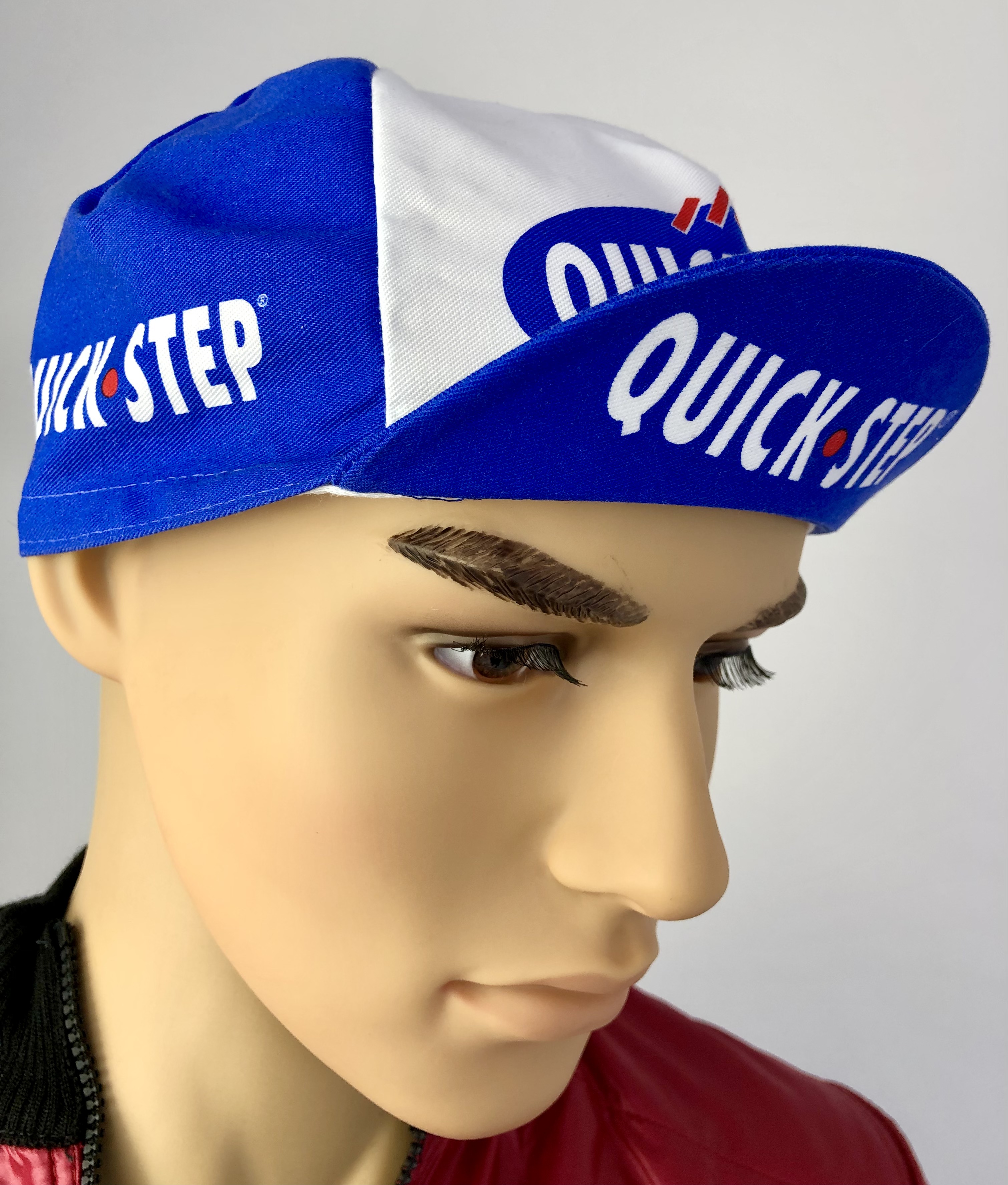 Cycling Cap Team Quick Step - Innergetic, white / blue