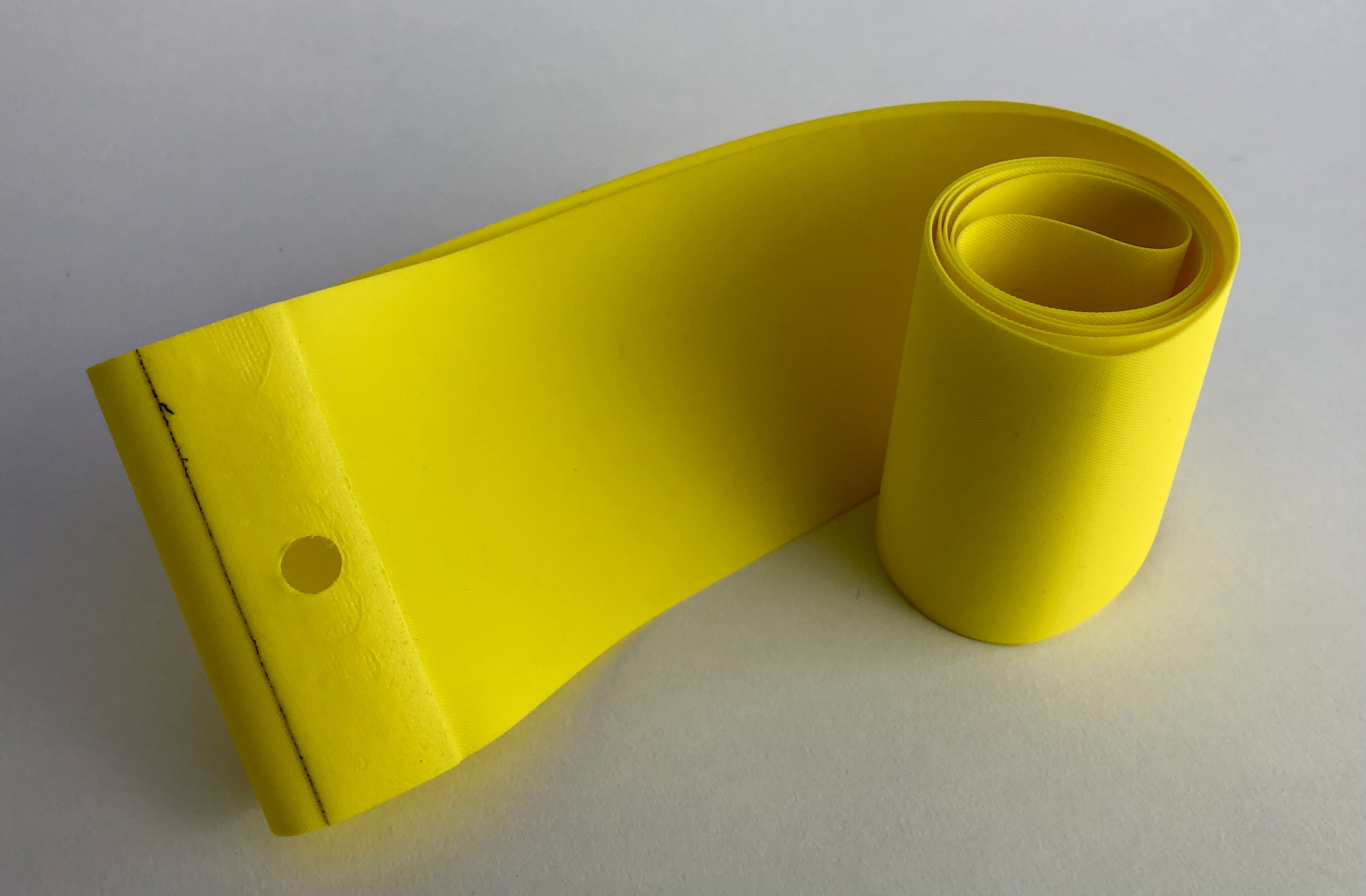 Rim tape Cut Out 20 inch, 75 mm wide, yellow