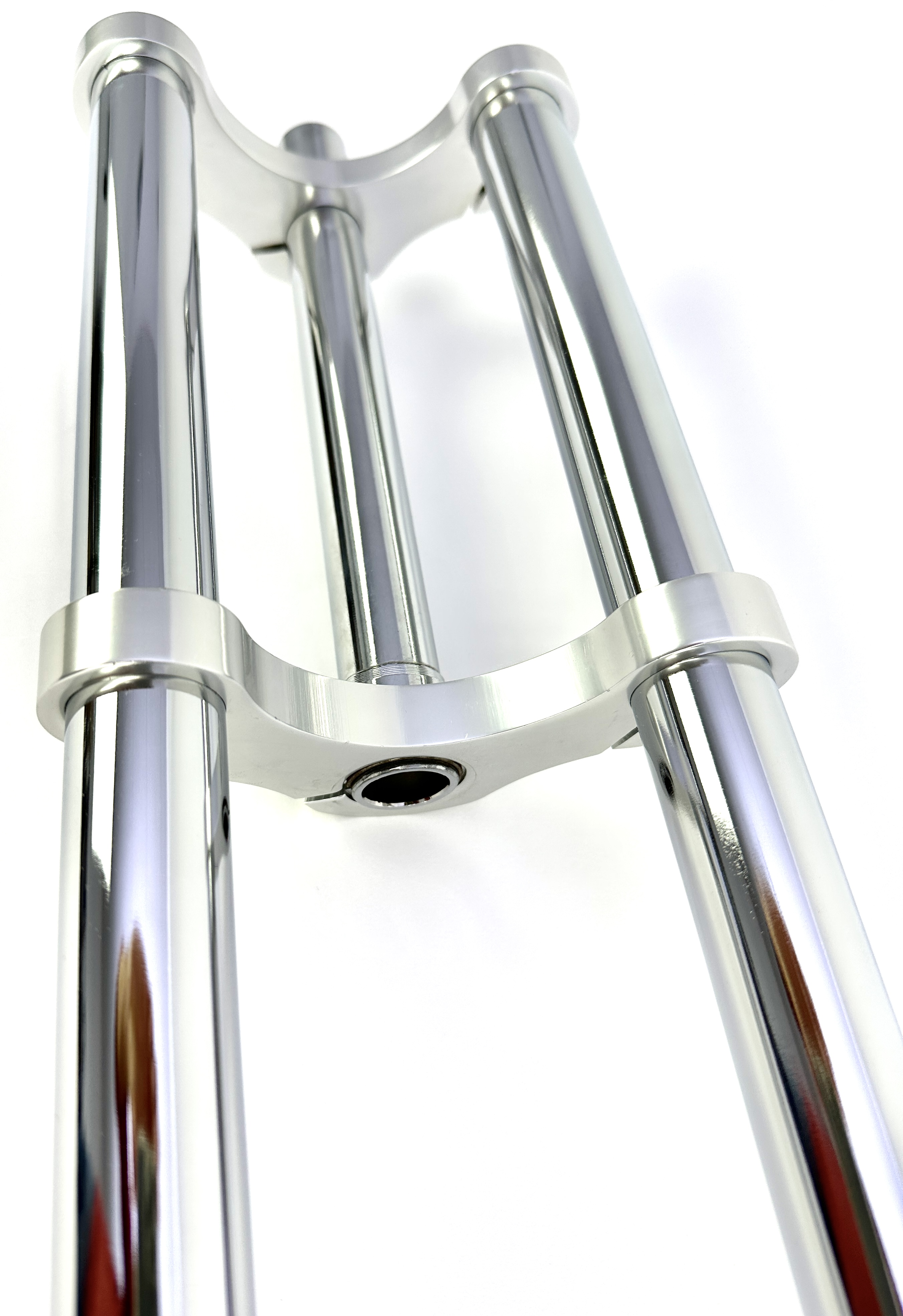 7-Double crown fork 750 mm chrome plated 1 1/8 inch shaft
