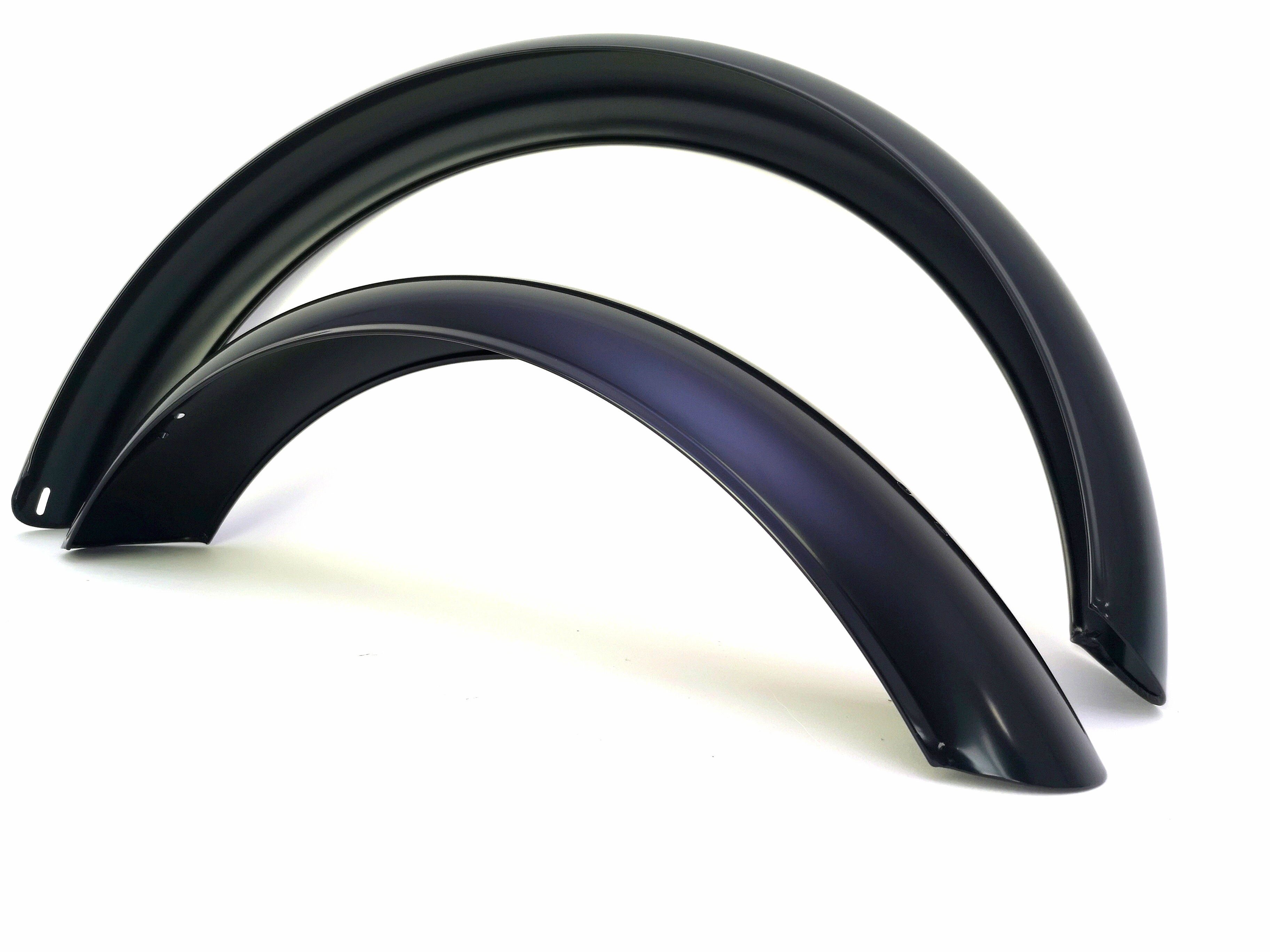 Fender Set 24 / 26 inches, 100 mm wide in Black with stays
