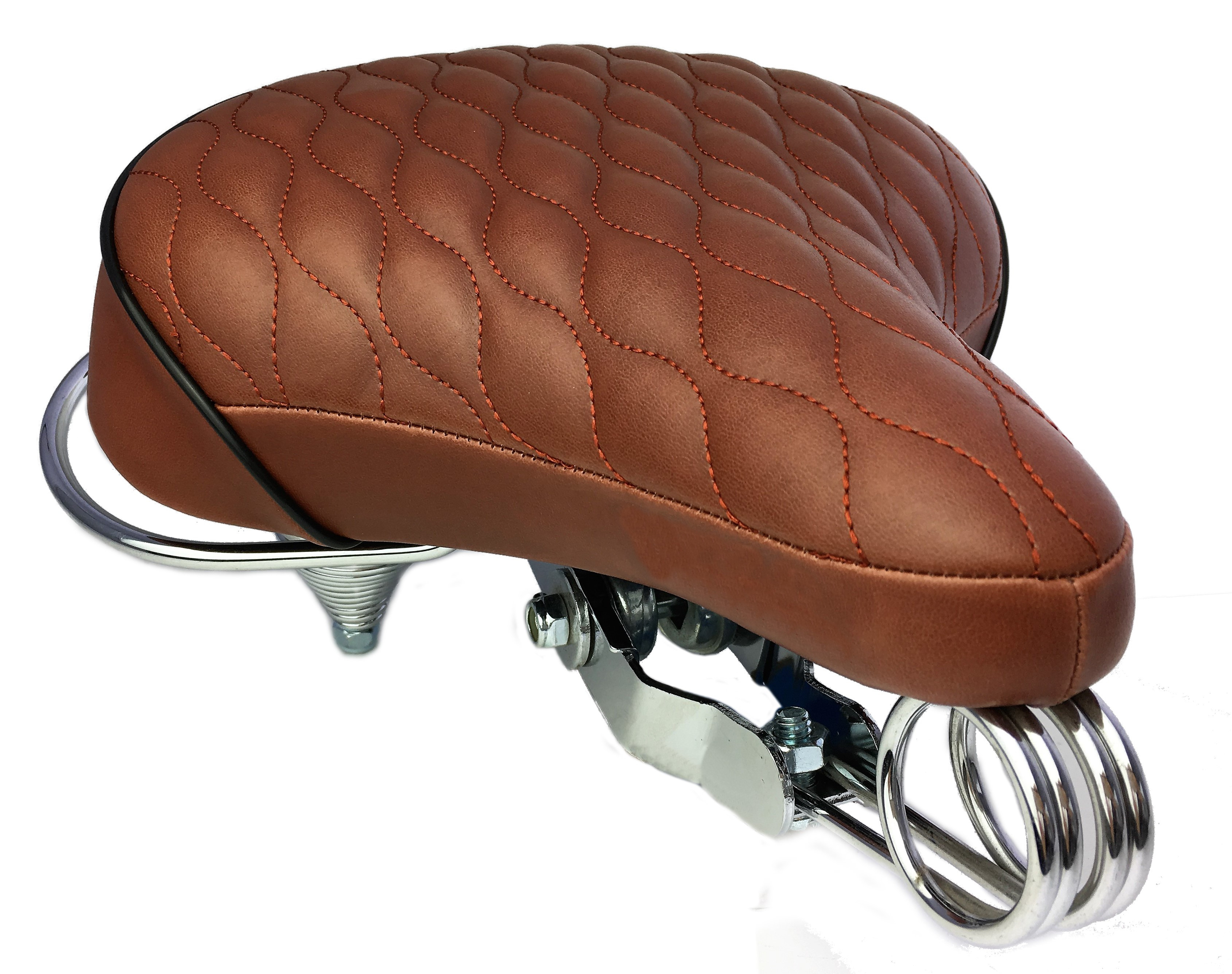 Cruiser Saddle, quilted brown