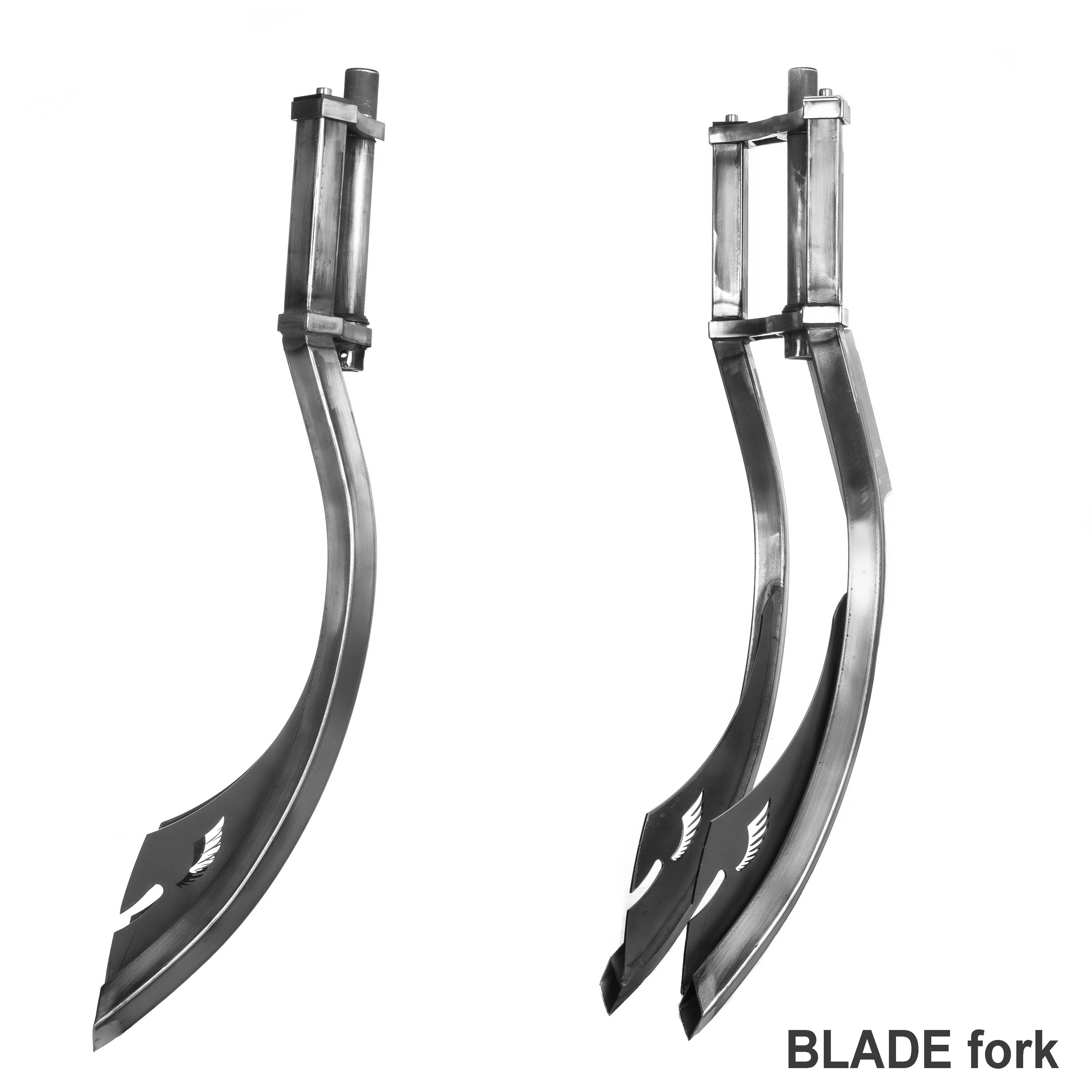 Blade Fork ALCB double crown, double down raw 1 1/8 steerer