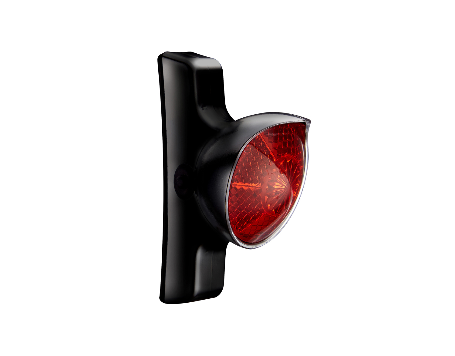 Classic Cycle Rearlight Retro LED Black and red lense