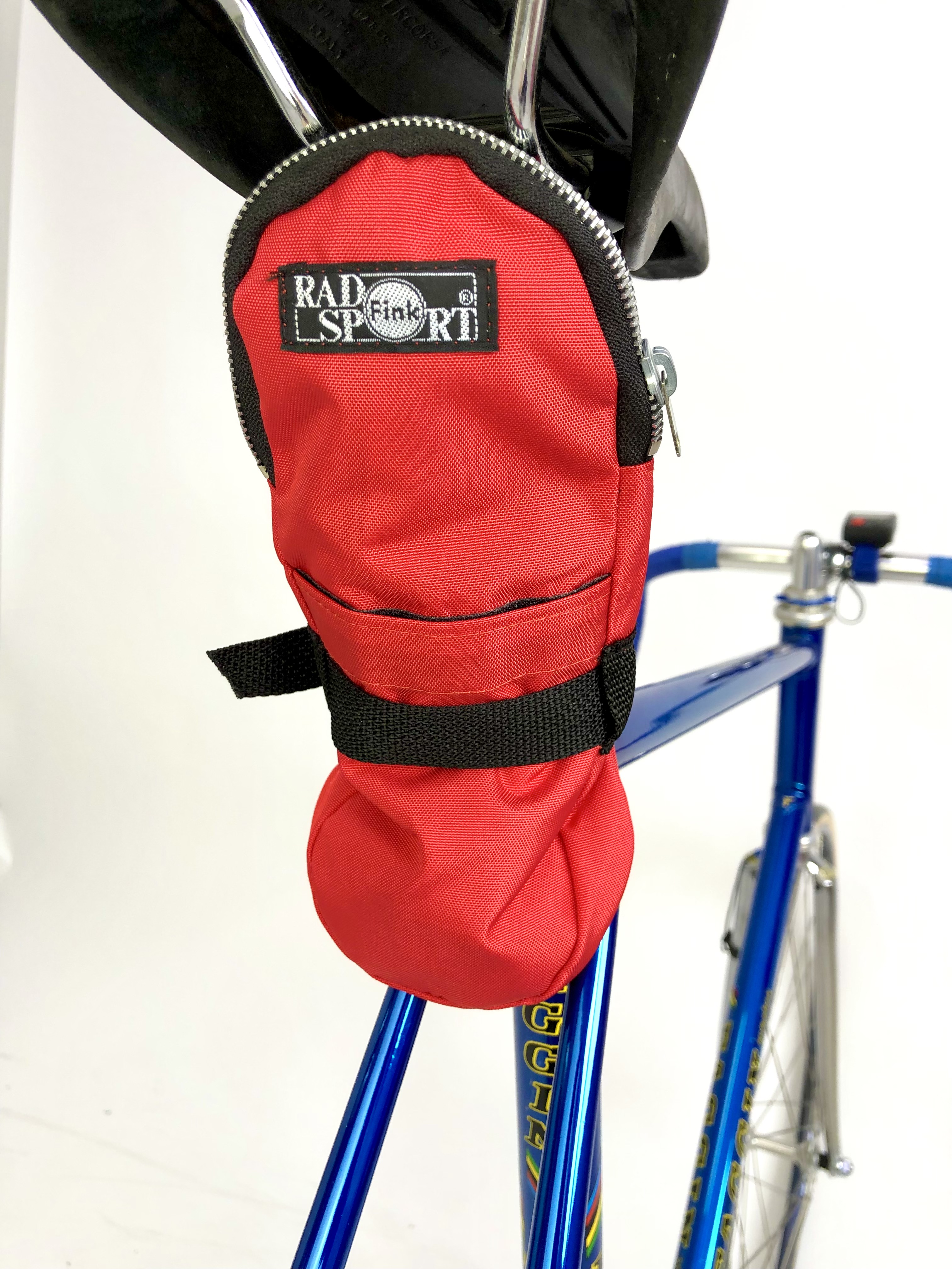 Saddlebag, Racing Bike, tire or tube bag, nylon red