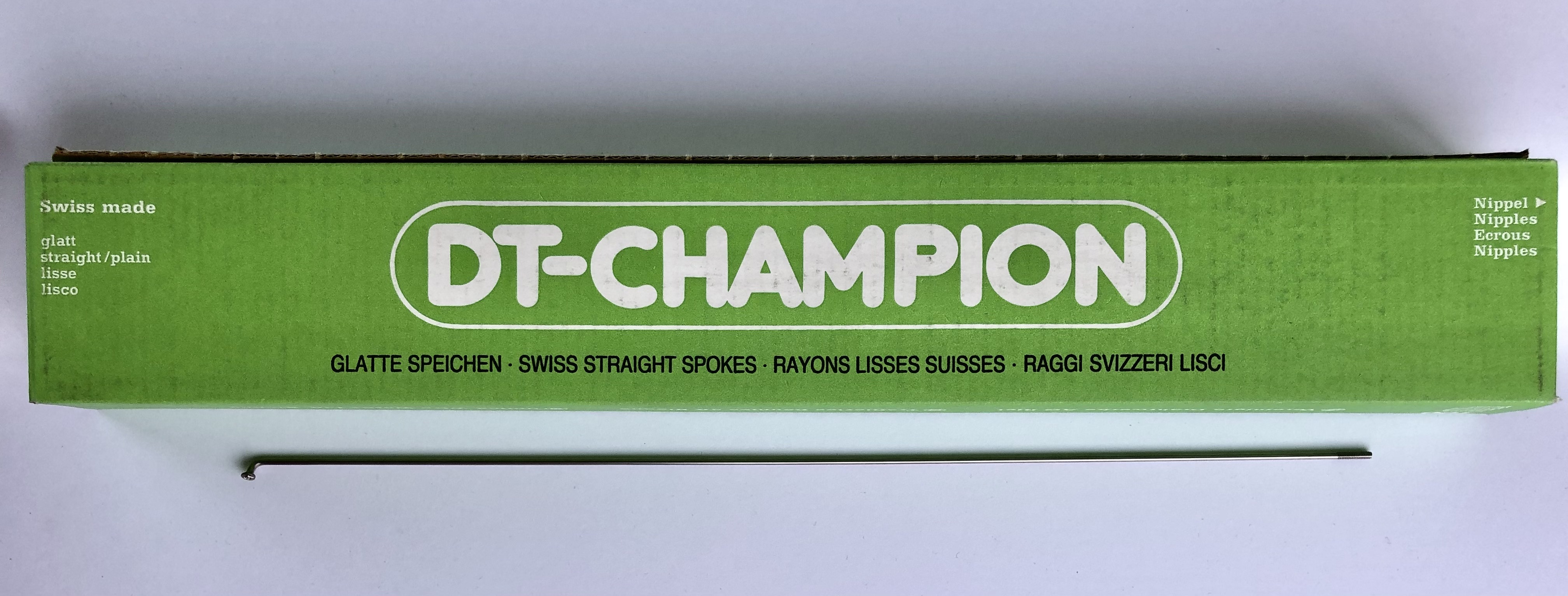 DT-Champion Spoke 1.8 x 256 silver