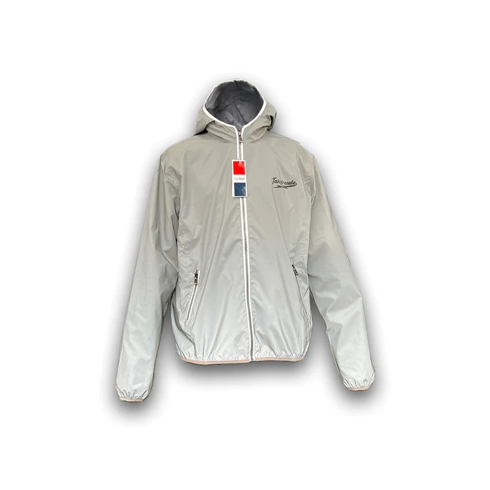 Reflective cycling jacket "Fahrfreude" with hood, M