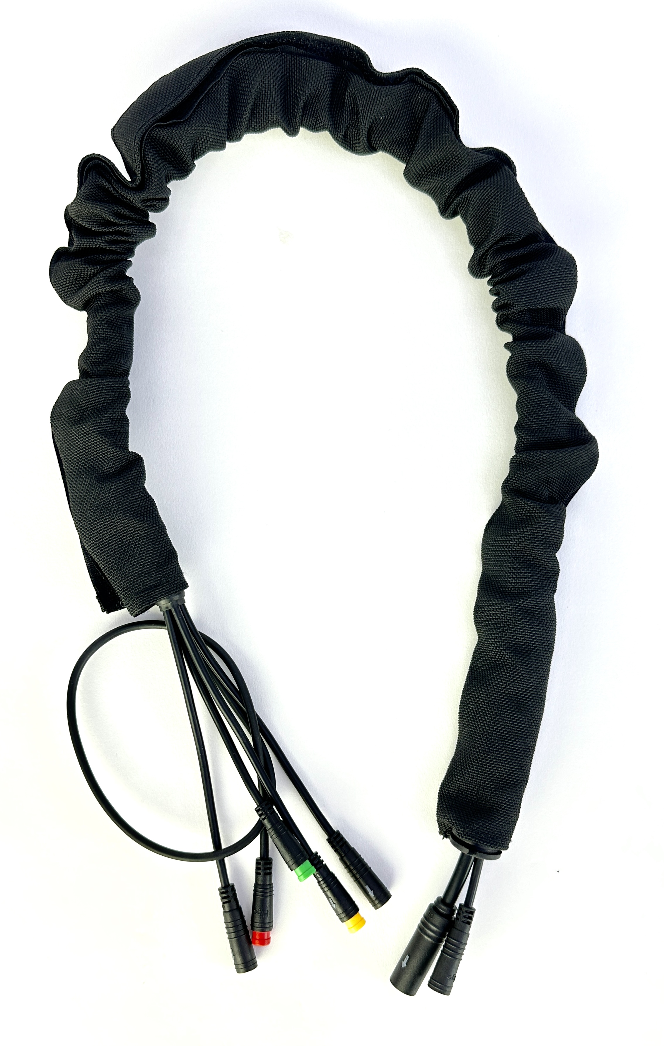 Bafang 1T4 wiring harness 70 cm / 27,55 inches with 2 PIN extension in cable protection hose