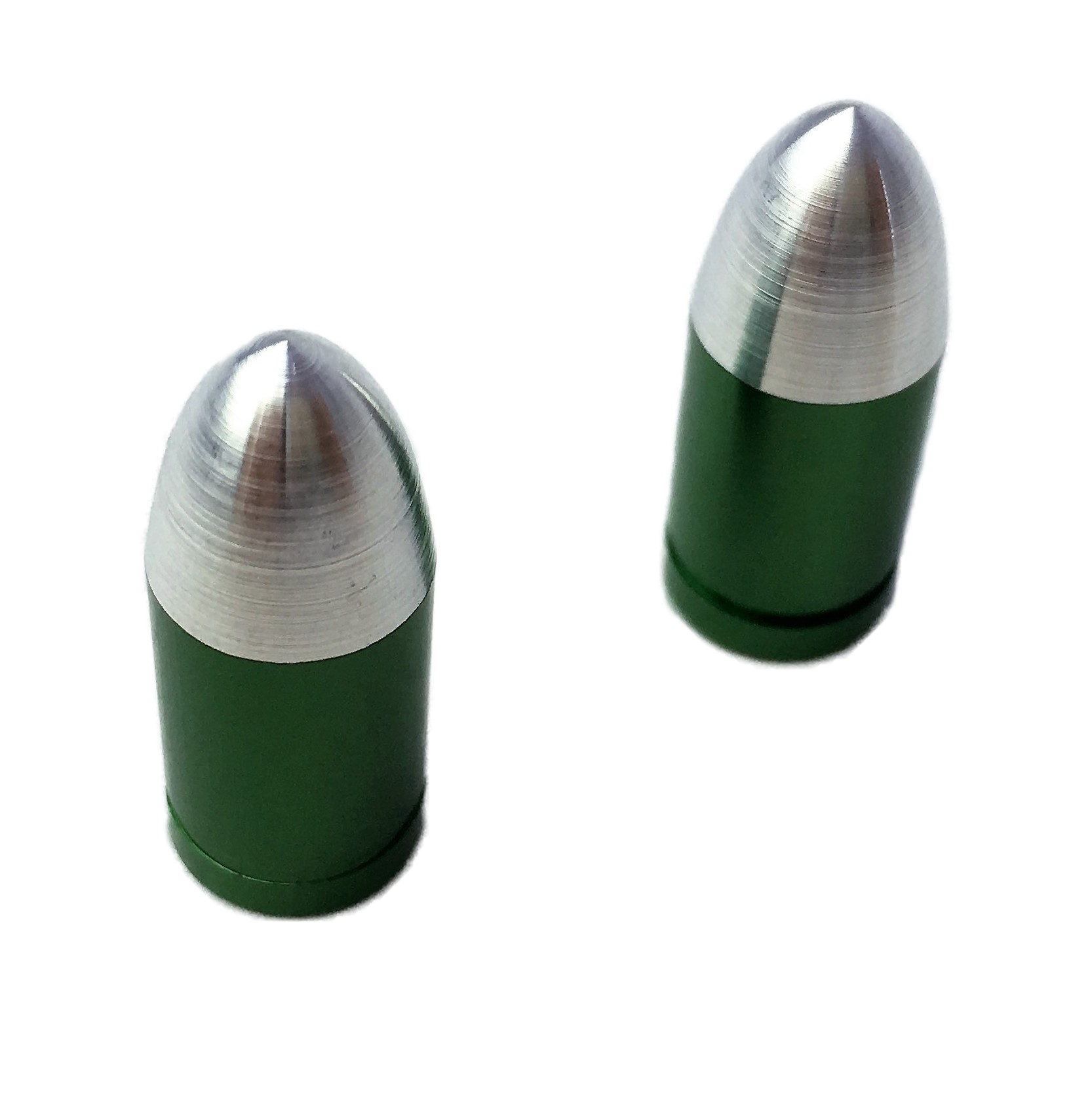 Valve Caps Bullet / Slug, olive-green