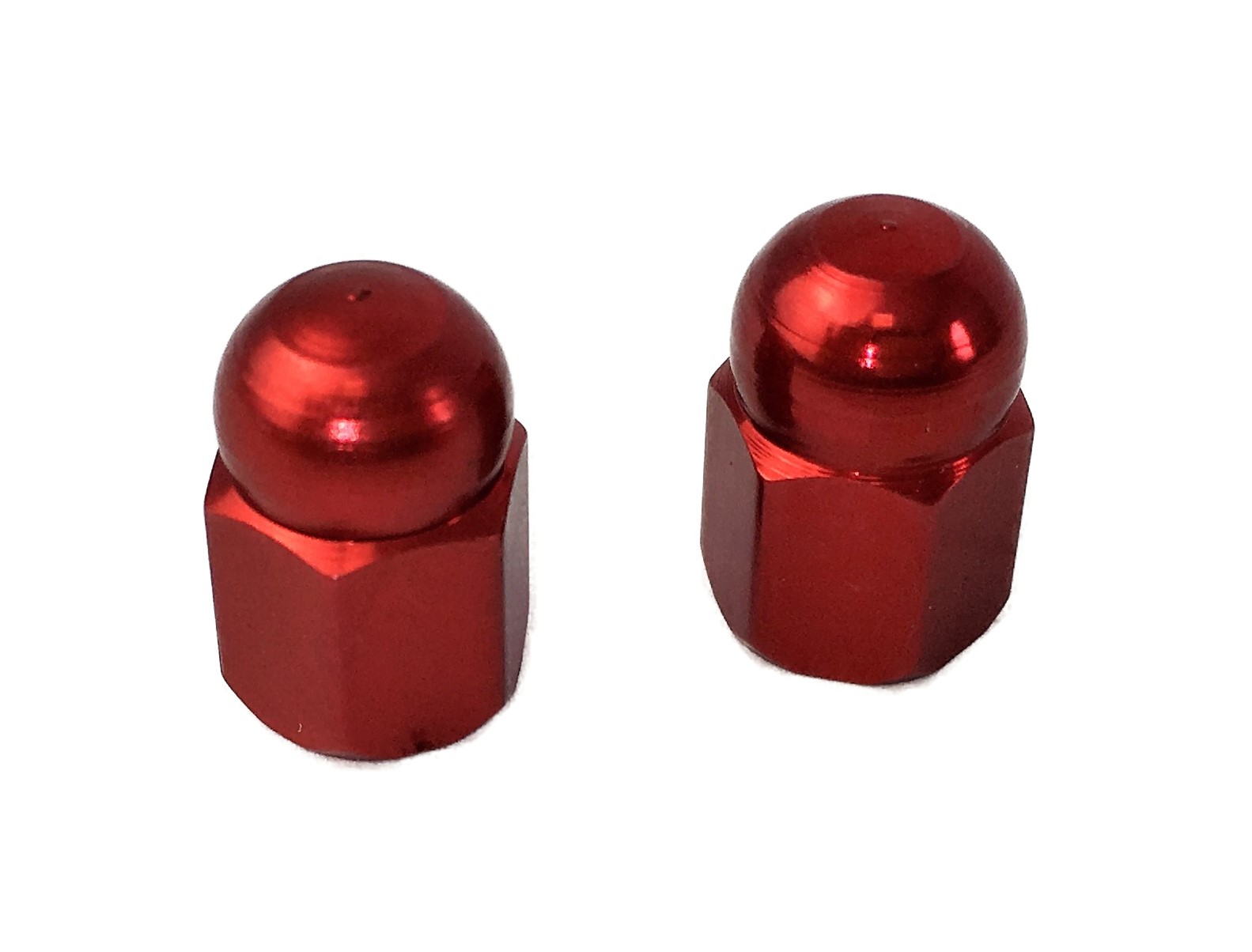 Valve Caps Cap / Domed Nut, red