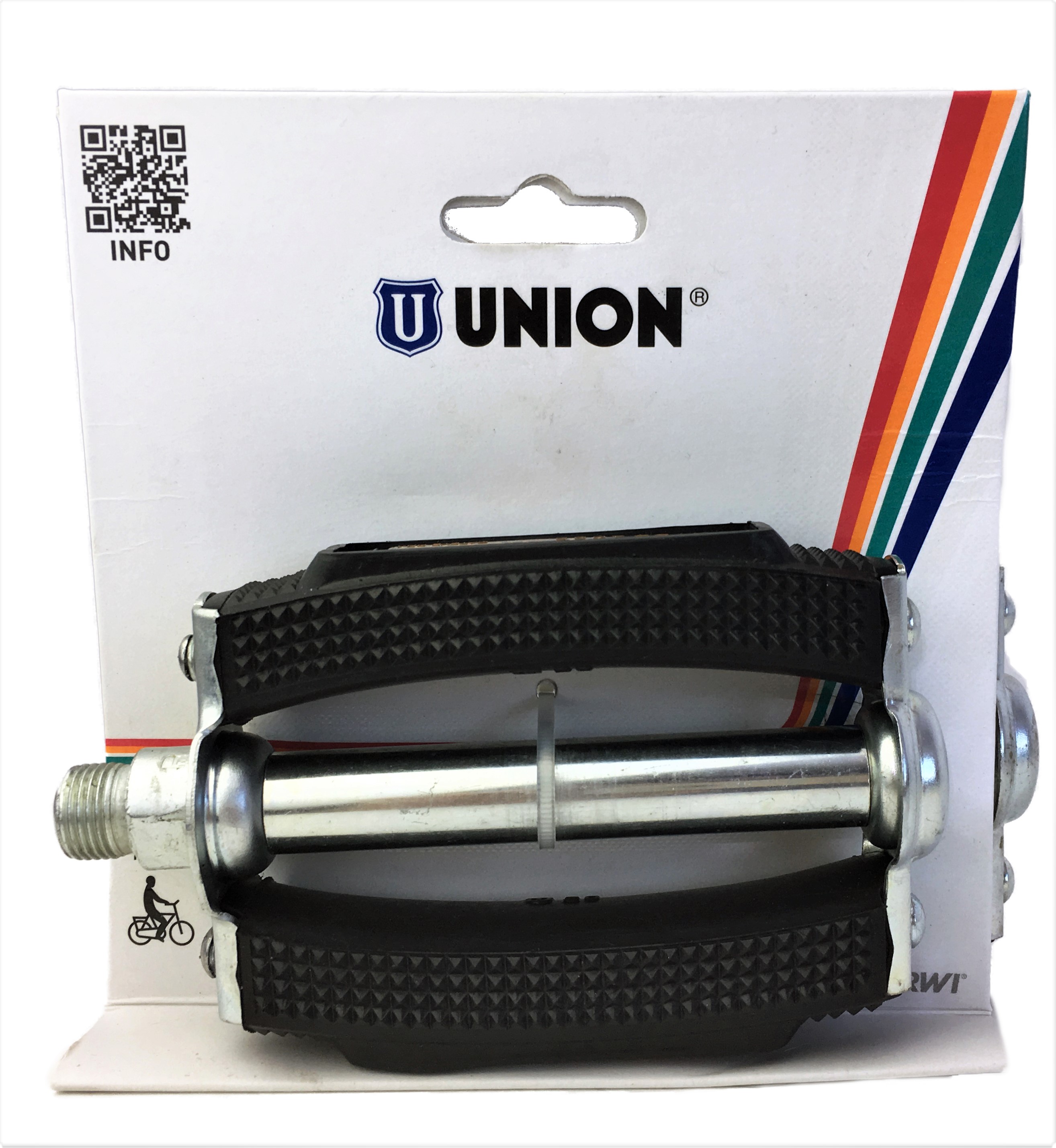 Union Pedals 9/16 inch. with Reflector and German approval Nn.
