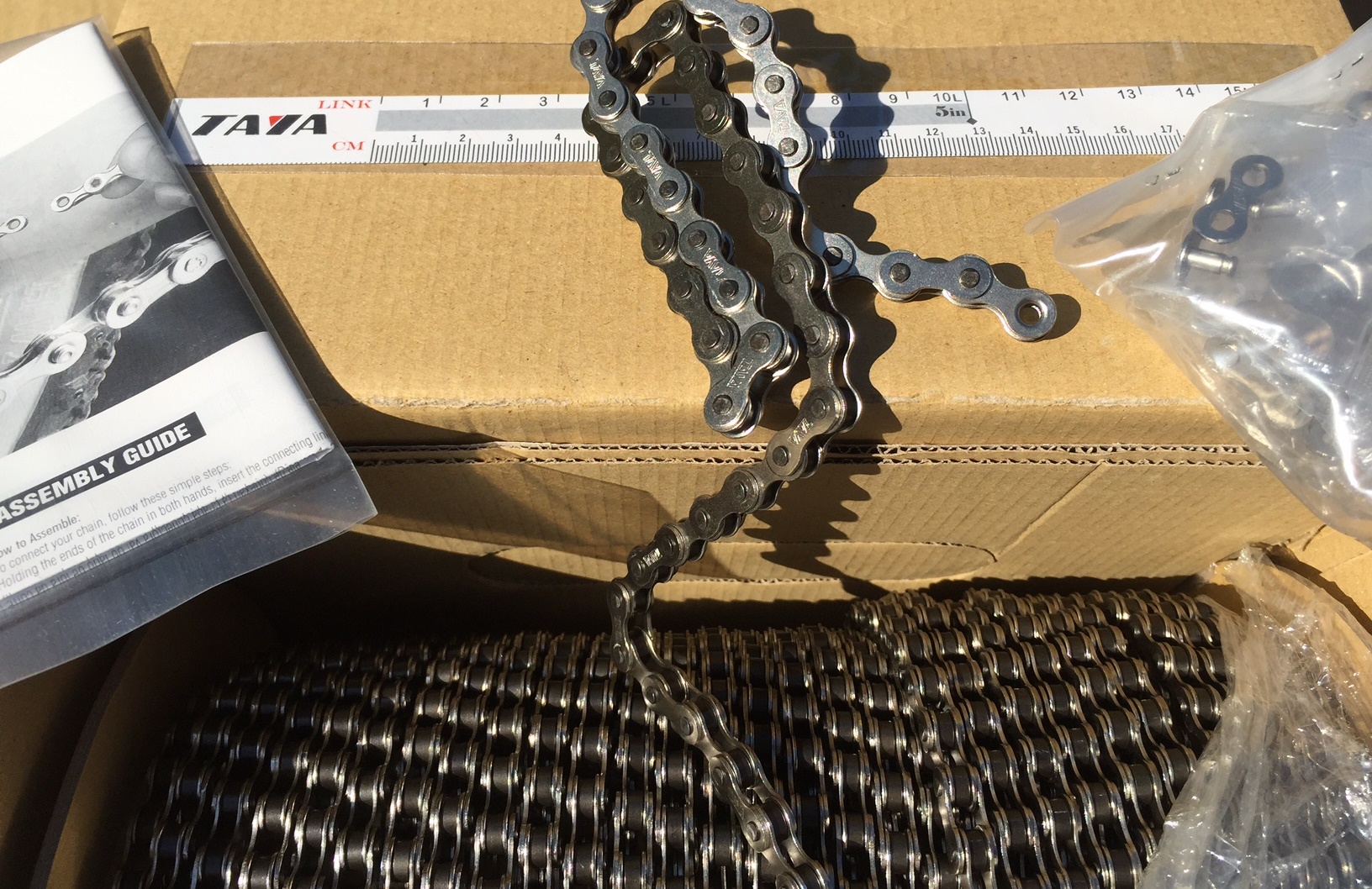 30 meters of Chain 1/2 x 1/8 roll