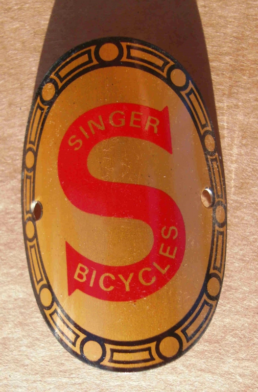 Head Badge Singer Bicycles