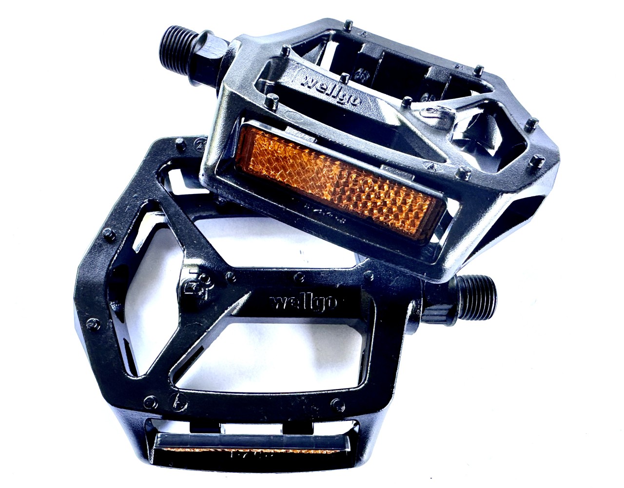Pedali Piatti In Alluminio Wellgo B249 Per MTB, Bici Da Strada, BMX - 1 Paio - Cuscinetti DU